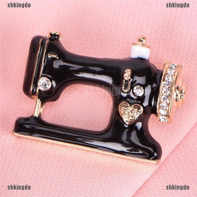 Trâm Cài Cổ Áo Hình Máy May Độc Đáo