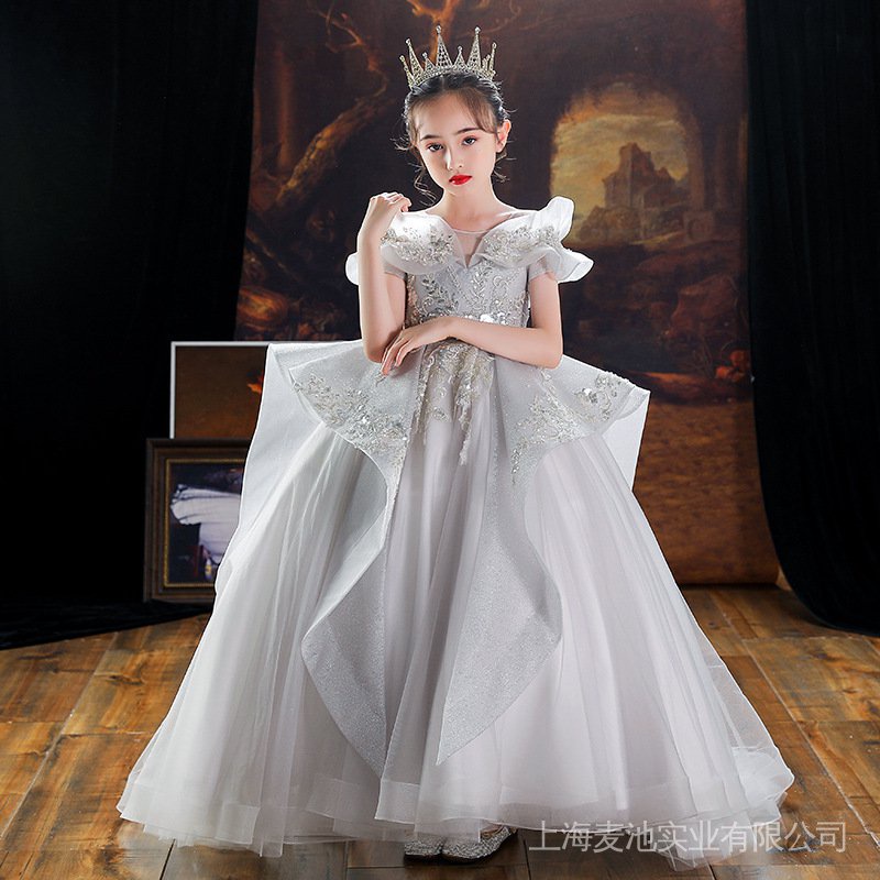 Đầm Công Chúa Dự Tiệc Phong Cách Phương Tây Cho Bé Gái