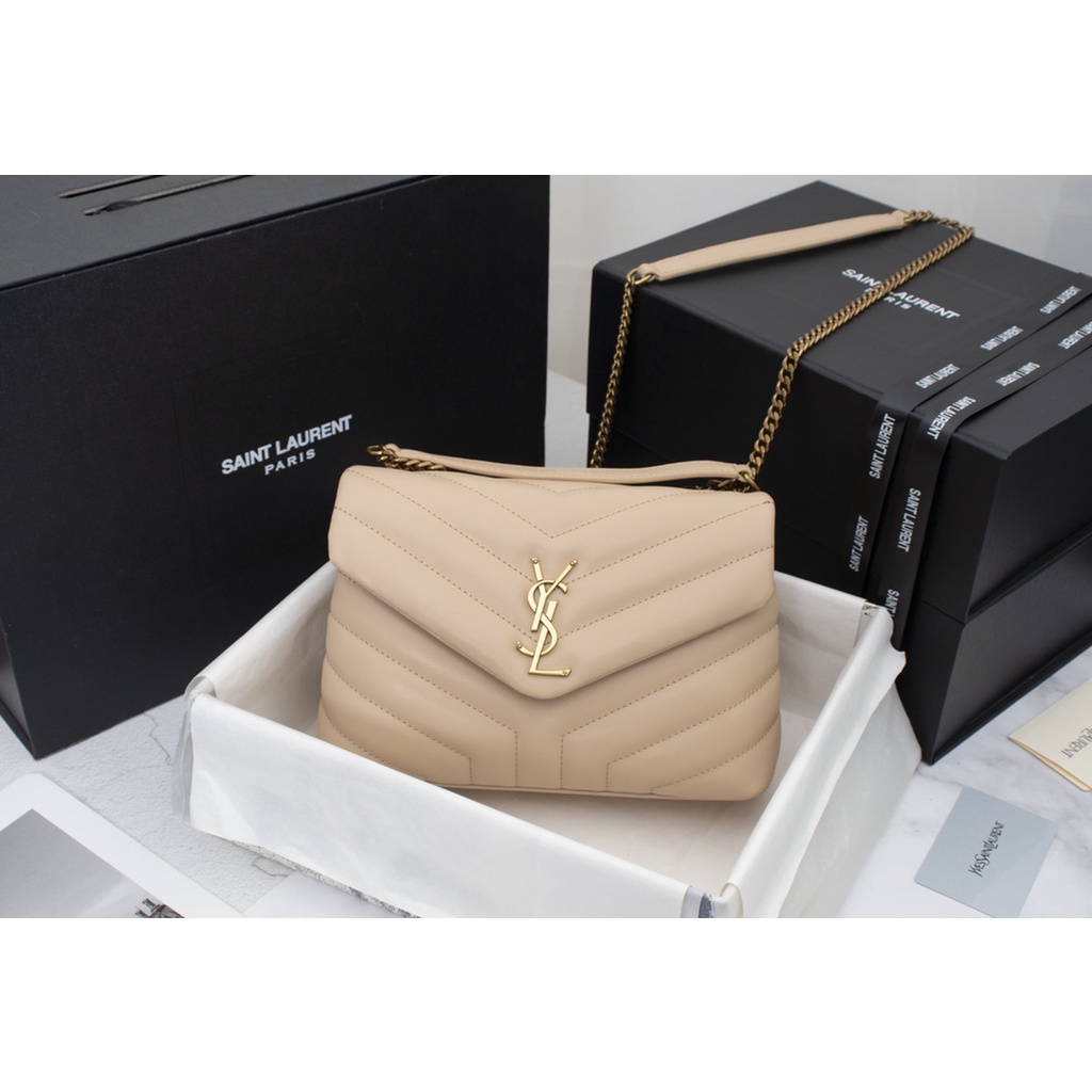 Túi đeo chéo nữ da thật thời trang cao cấp Yves Saint Laurent YSL thiết kế tinh tế, phong cách thời thượng
