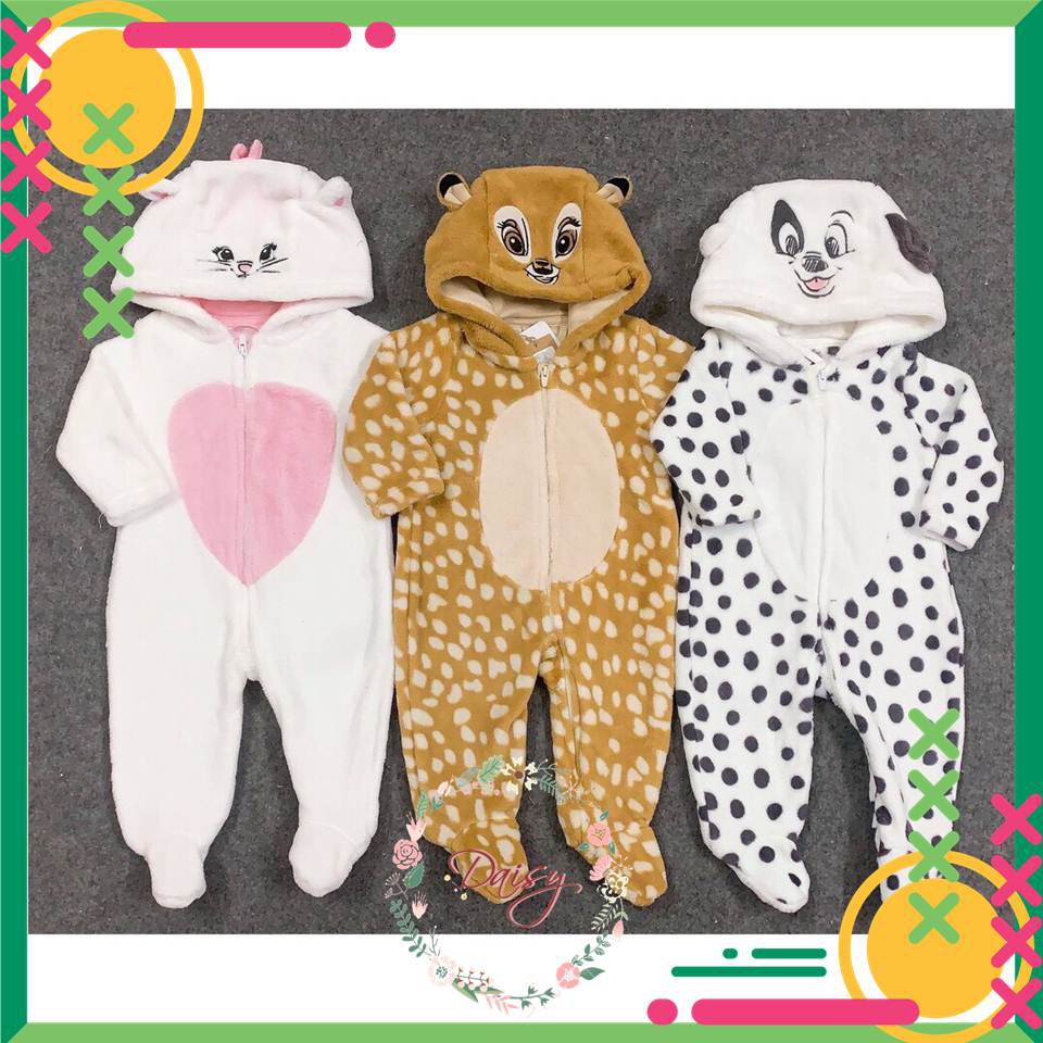 Body ủ lông Disney nhiều mẫu dễ thương cho bé