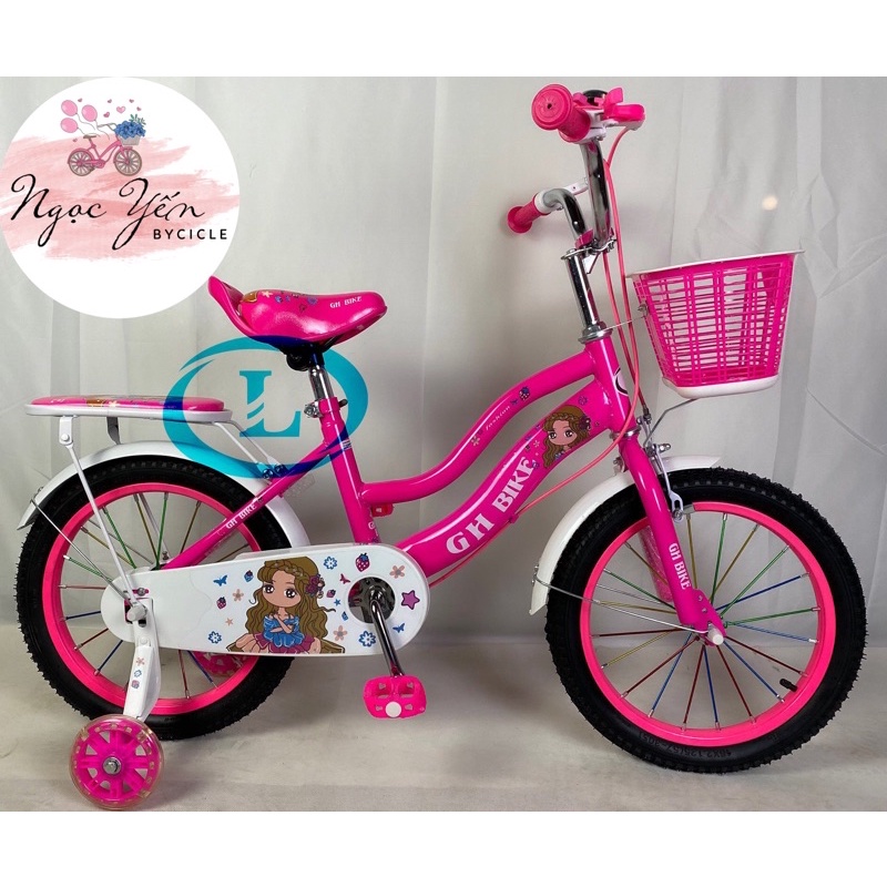 XE ĐẠP TRẺ EM 12IN-16IN 2 ỐNG GHBIKE ĐÀI LOAN NEW