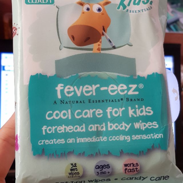 Khăn lau hạ sốt Fever-eeZ