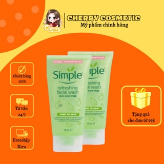 Sữa rửa mặt simple gel 150ml