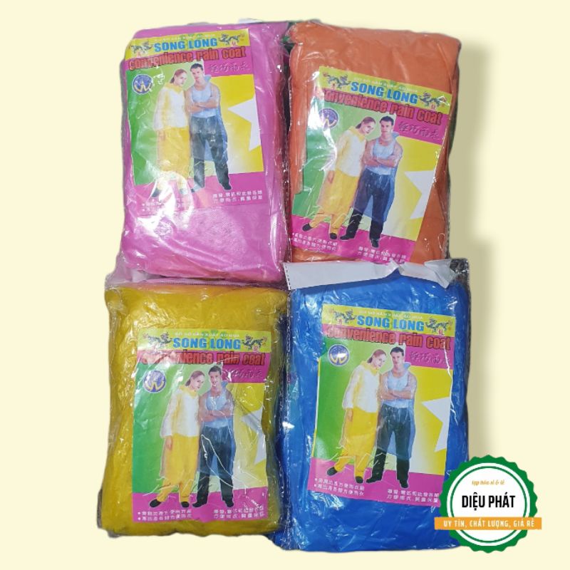 Áo Mưa Giấy, Áo Mưa Nilon, Áo Mưa 1 Lần, Áo Mưa Túi Bóng Siêu To Tiện Lợi Thời Trang, TIện Lợi