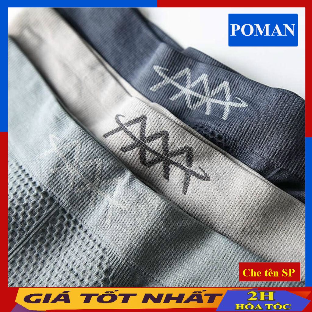 Quần sịp đùi nam chữ A, quần sịp đùi nam cao cấp quần lót nam đùi co giãn 4 chiều - SA01- POMAN
