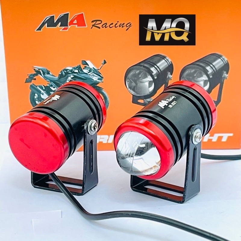 Đèn Trợ Sáng Bi Cầu Mini xe máy Chính Hãng 2 Màu Cos vàng Pha Trắng M3MINI