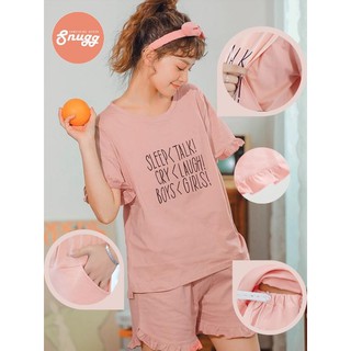 Bộ bầu và cho con bú cotton tay bèo 2in1