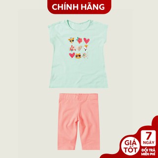 Bộ quần áo hè bé gái họa tiết G4 Jumping Meters