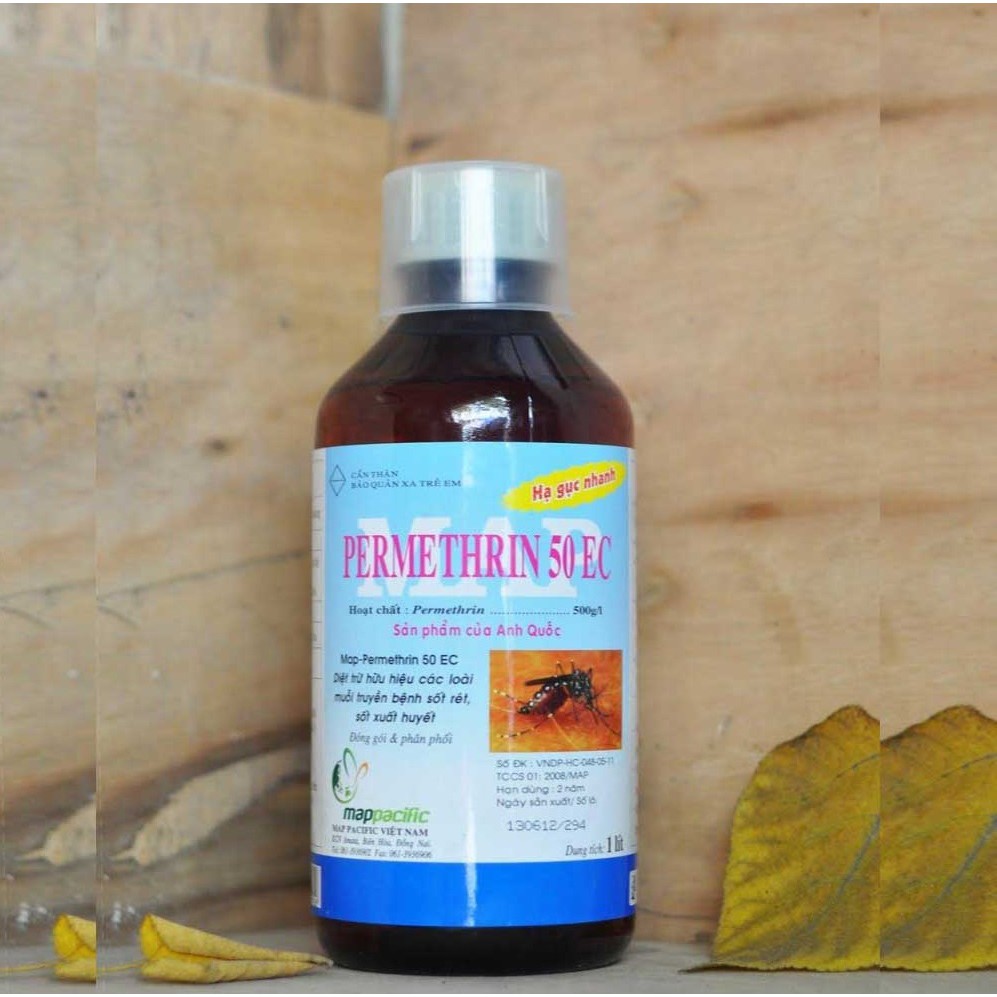THUỐC DIỆT MUỖI CÔN TRÙNG PERMETHRIN 50EC 1L