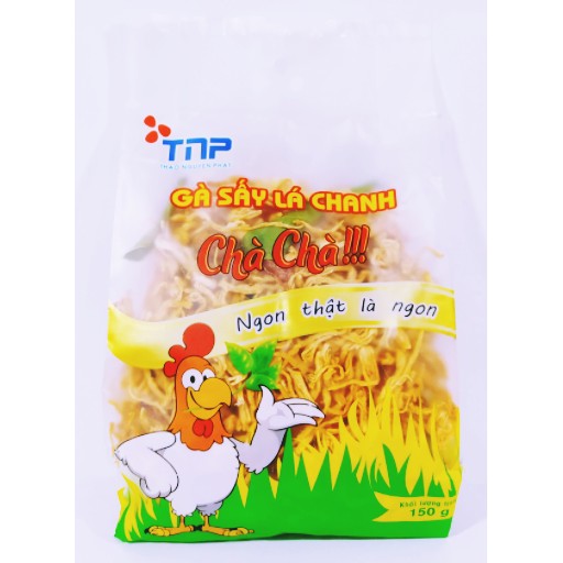 [KHÔ LOẠI 1] Gà Sấy Lá Chanh Chà Chà Thảo Nguyên Phát TNP GÓI 150g, Khô Gà Lá Chanh