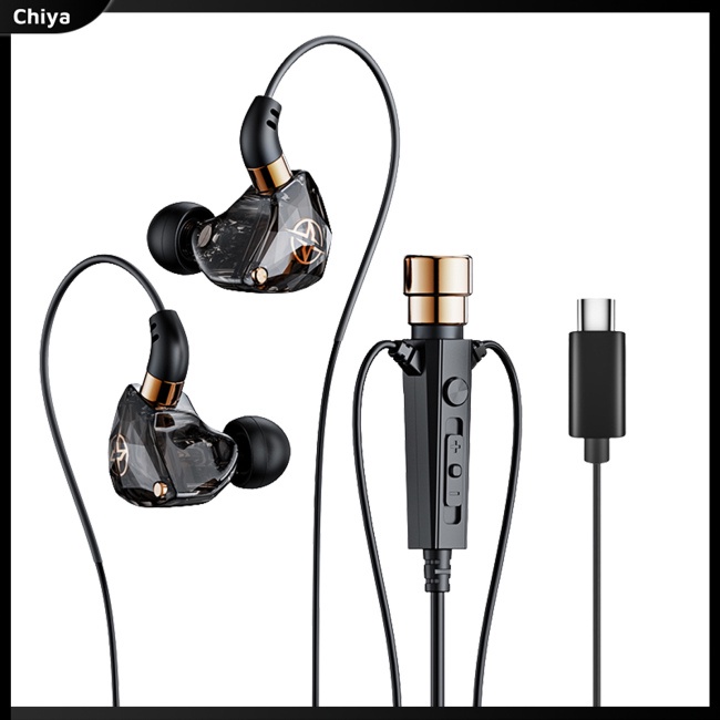 Tai Nghe Nhét Tai Có Dây Typ-c Chống Tiếng Ồn Kèm Mic Dùng Để Hát / Thu Âm