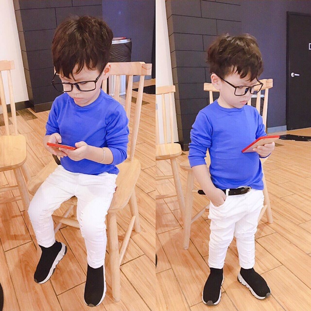 (SIÊU SALE)Áo borip thu đông-áo dài tay cho bé trai-bé gái