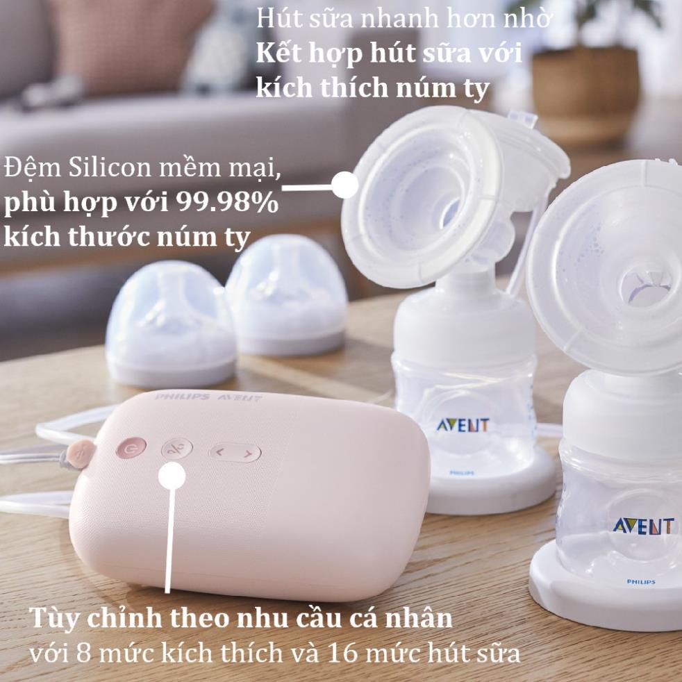 [BH 24 tháng] Máy hút sữa điện đôi Philips Avent Eureka SCF393.11