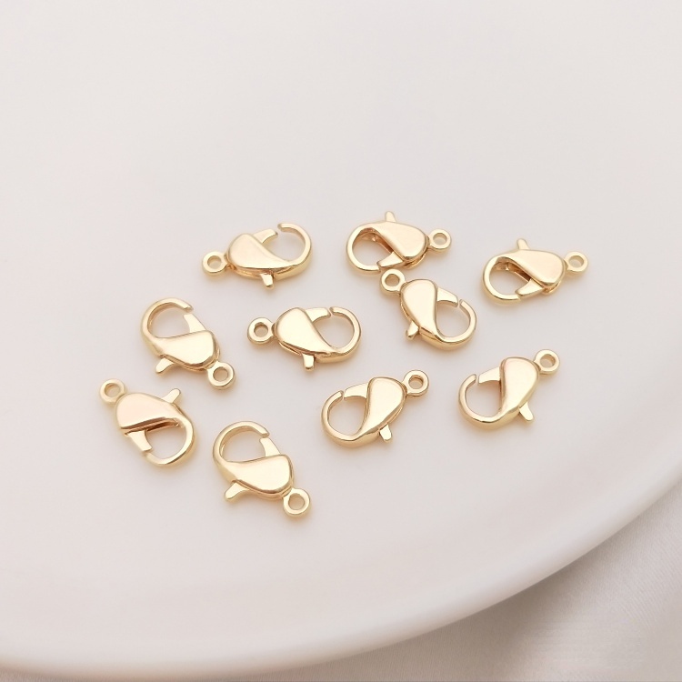 Khóa Kẹp Tôm Hùm Bằng Đồng 912 14K Màu Sắc Dùng Làm Trang Sức diy