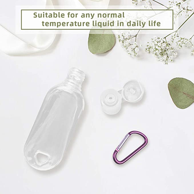 (Hàng Mới Về) Chai Nhựa Rỗng Trong Suốt Dung Tích 50ml Có Móc Khóa Tiện Dụng | BigBuy360 - bigbuy360.vn