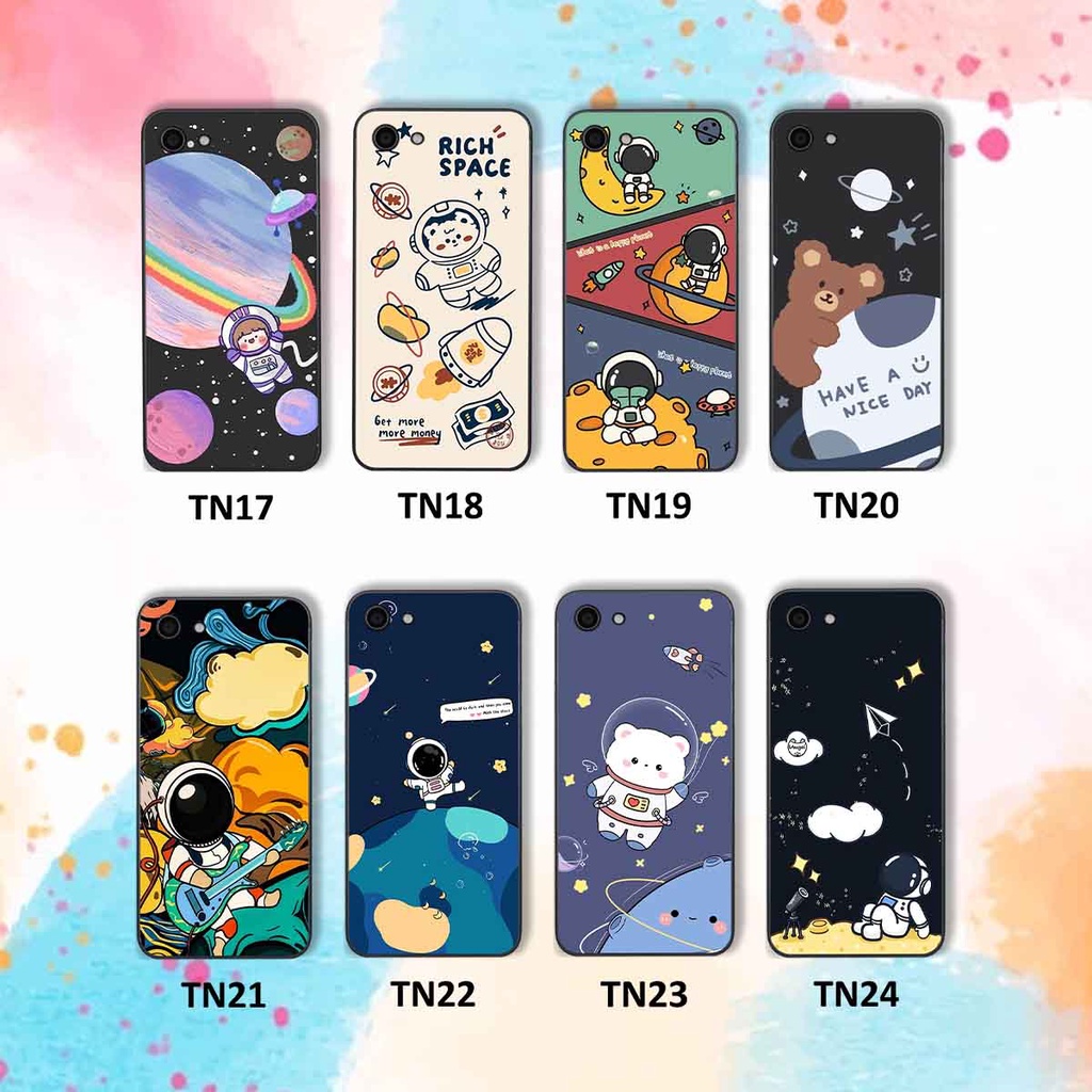 Ốp Vivo Y81 / Y83 in hình vũ trụ, phi hành gia bầu trời cute dễ thương