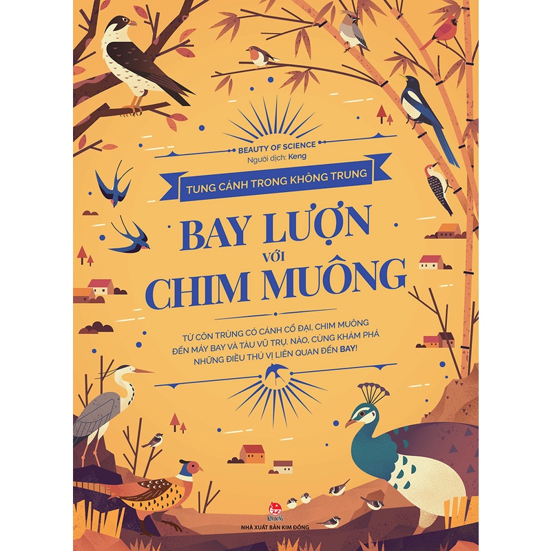 Kim Đồng - Sách - Tung cánh trong không trung - Bay lượn với chim muông
