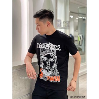 Áo phông dsq logo thêu ngực 💝 ✅ hàng full size chất đẹp meni