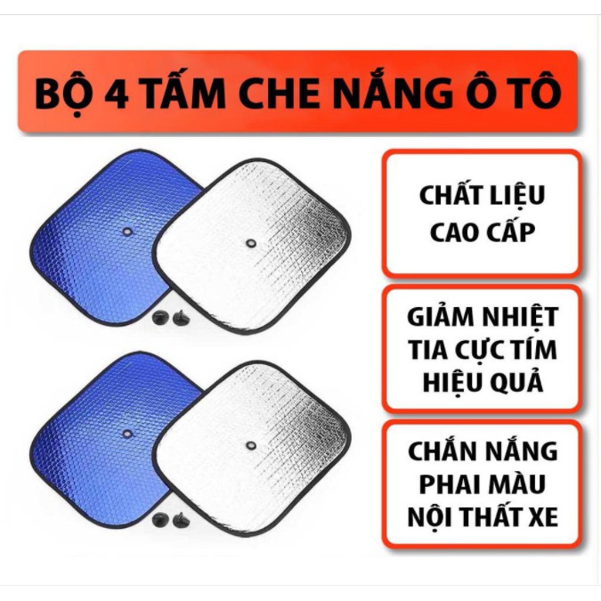 Tấm Chắn Nắng Ô Tô – Tấm Che Nắng Ô Tô, Xe Hơi Tráng Bạc Chống Nóng Hiệu Quả