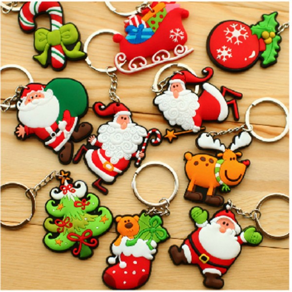 Móc Khóa Silicon Hình Noel