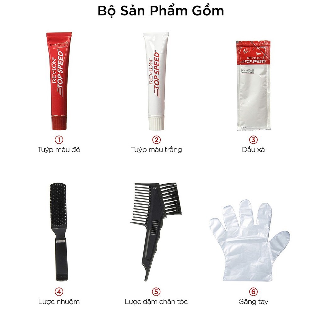 Thuốc Nhuộm Phủ Bạc Revlon Topspeed Dành Cho Nam - 60 Nâu Tự Nhiên 120ml