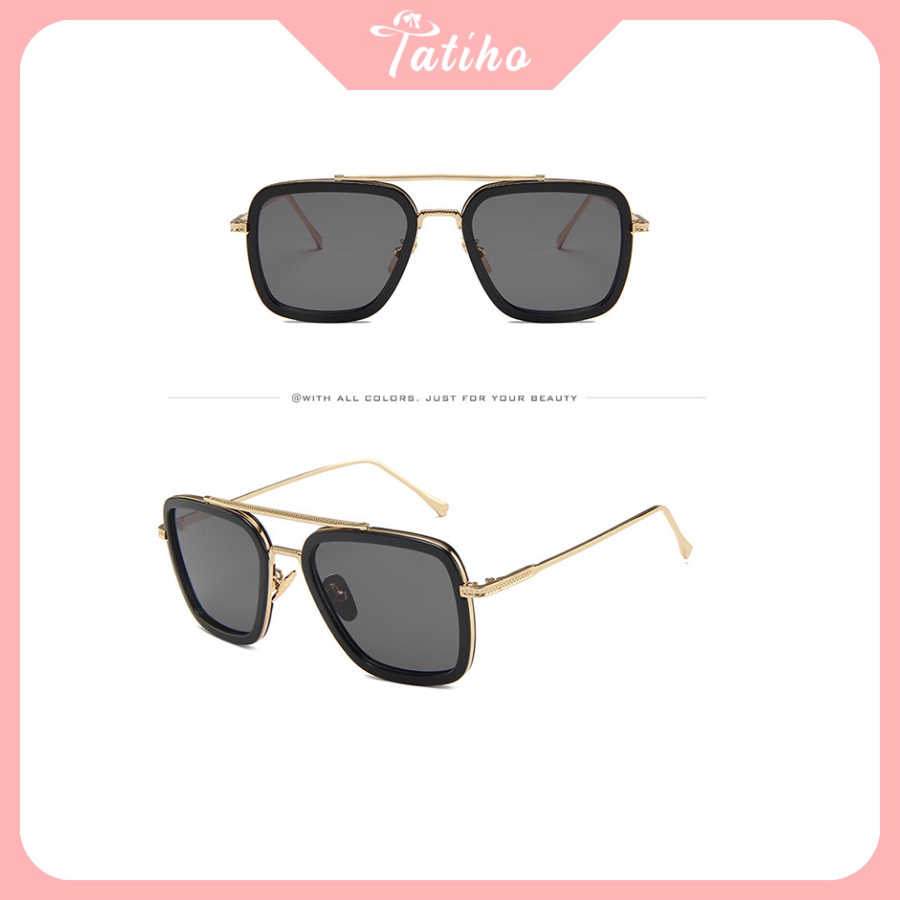 [Hàng Xịn, Giá Tốt] Kính Mát (Kính Râm)  Kính Mát Chống Tia UV Thời Trang Hàn Quốc,Kính Râm Gọng Kim Loại - Mã MK028