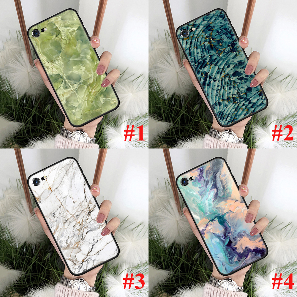 Ốp Điện Thoại Silicon Mềm Họa Tiết Vân Đá Cho Iphone 5 5s 6 6s 7 8 Plus 11 X Xs Max Xr Se 2020