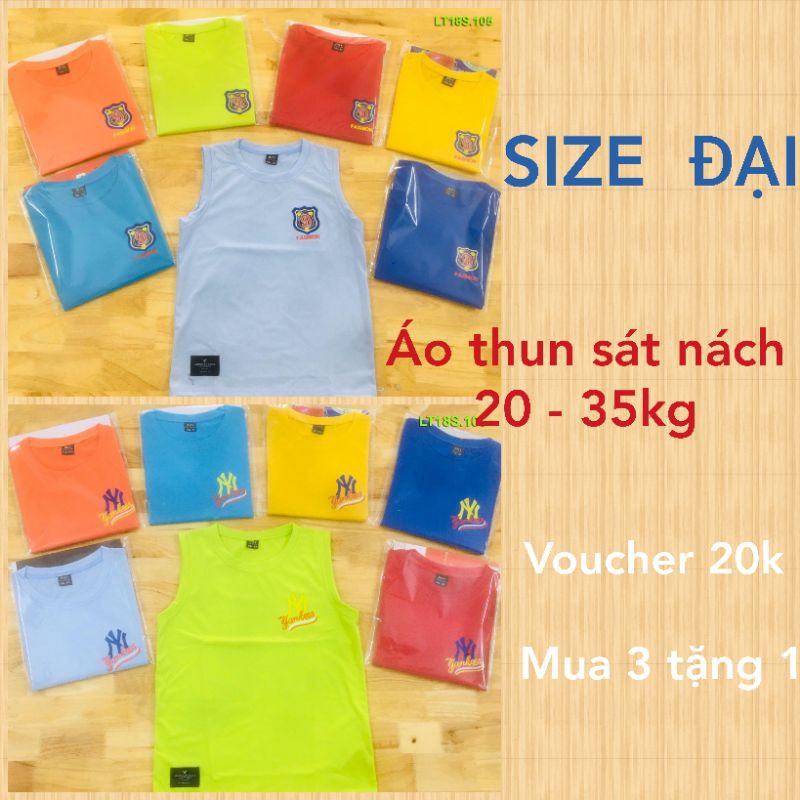 ÁO THUN BÉ TRAI SÁT NÁCH COTTON CO GIÃN NHIỀU MÀU haivanco 20 ĐẾN 35kg MỀM MẠI VÀ THOÁNG MÁT ĐI HỌC ĐI CHƠI ĐỀU ĐẸP
