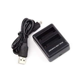 Bộ sạc pin usb đôi cho gopro hero 4 kèm dây xạc