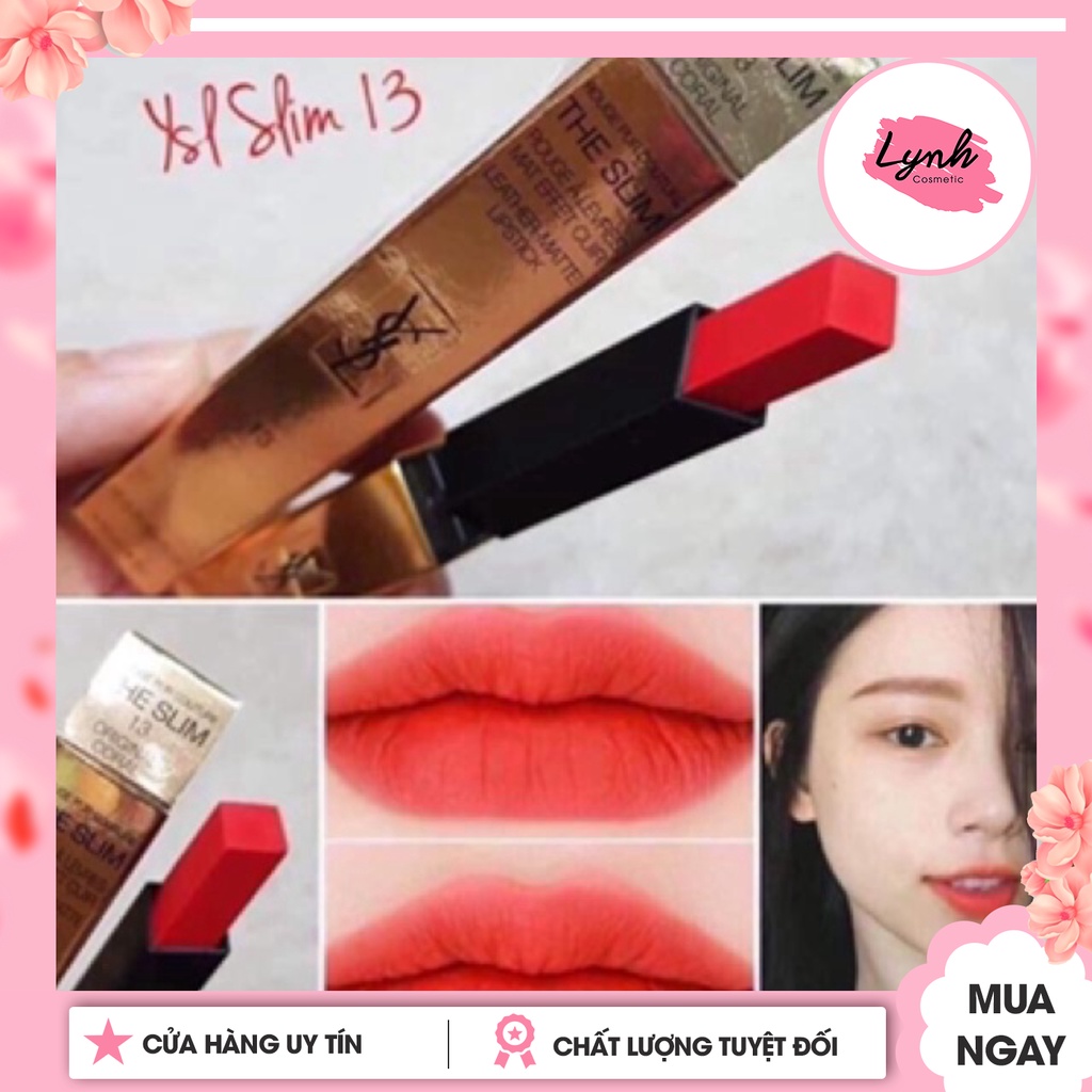 ✅ Son YSL Rouge Pur Couture The Slim. Màu 1.5.9.10.11.12.18.21