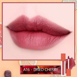 Son Kem Lì Black Rouge Air Fit Velvet Tint Màu #A16 Đỏ  tím pha chút Nâu dịu dàng, thanh lịch