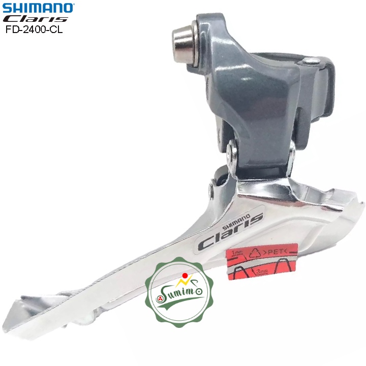 Sang dĩa xe đạp - Gạt dĩa SHIMANO Claris FD-2400 2x8 Speed Clamp 31.8mm - Chính hãng