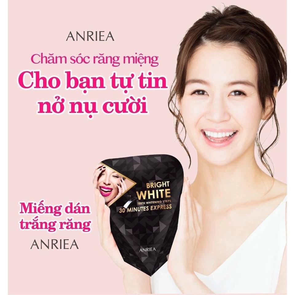 Miếng Dán Trắng Răng , Giảm Mảng Bám Anriea Than Tre / Bạc Hà