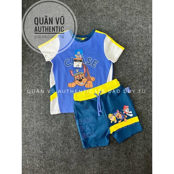 Bộ bé trai chính hãng paw george