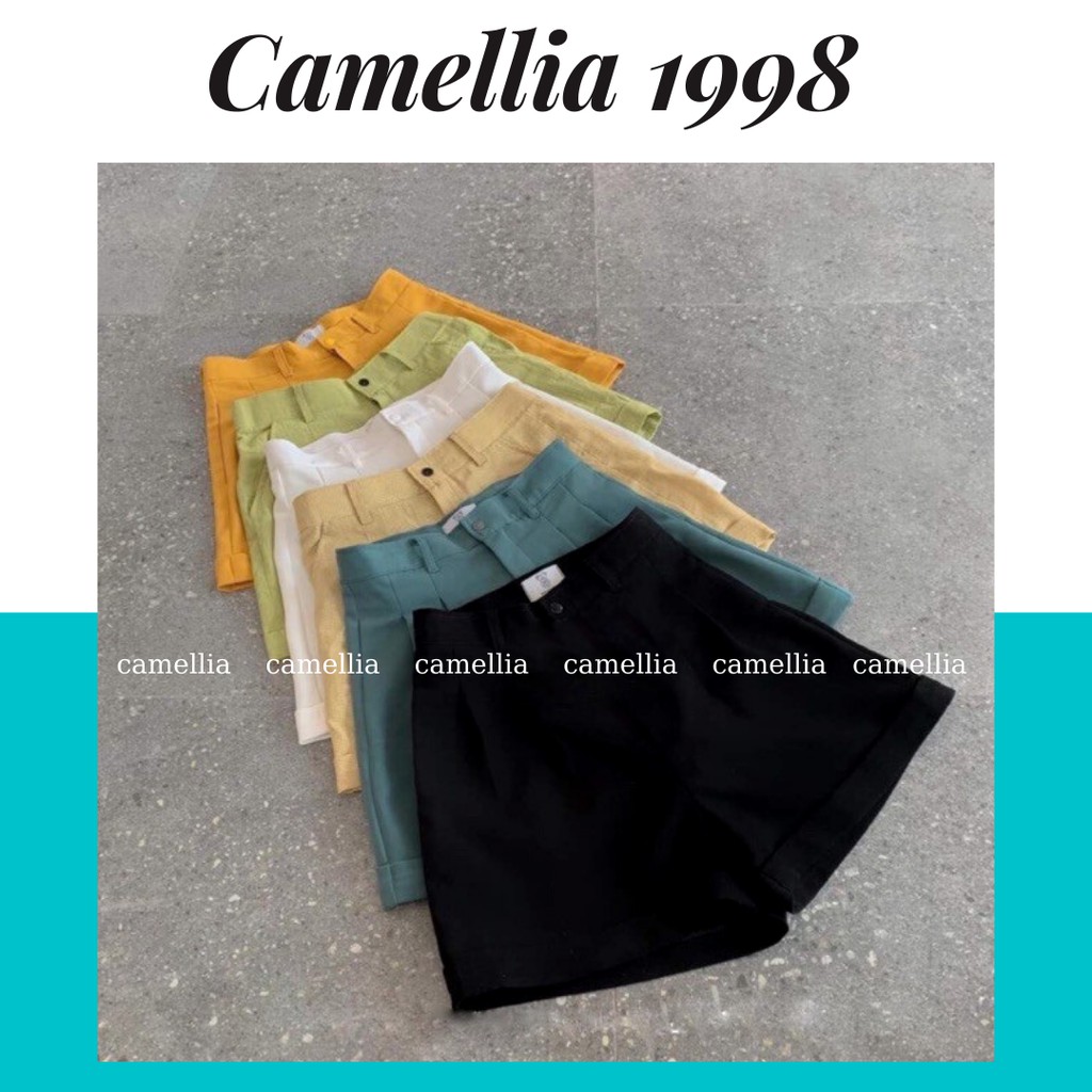 [QUÀ TẶNG DÂY BUỘC TÓC BẠN NHÉ] Quần short nữ ống rộng - Camelia1998