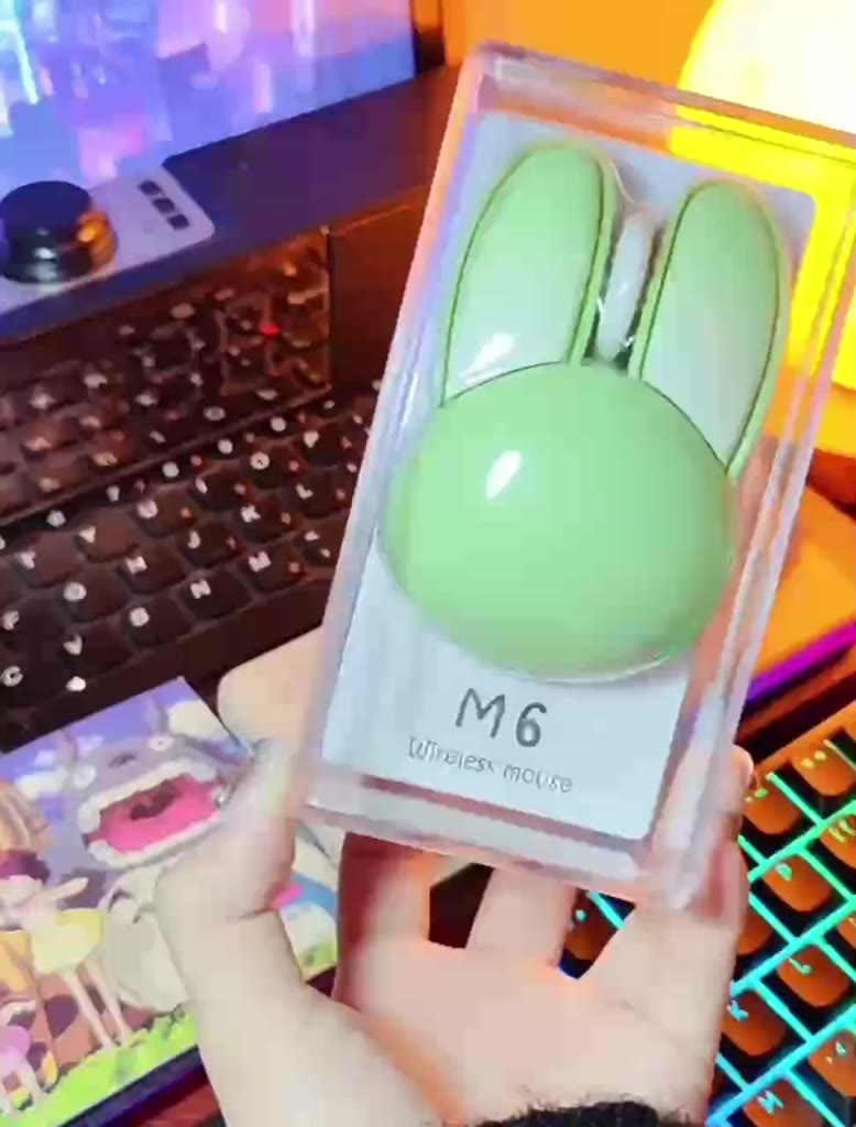 Chuột Không Dây Văn Phòng MOFII CANDY M6 Hình Thỏ Dễ Thương | BigBuy360 - bigbuy360.vn