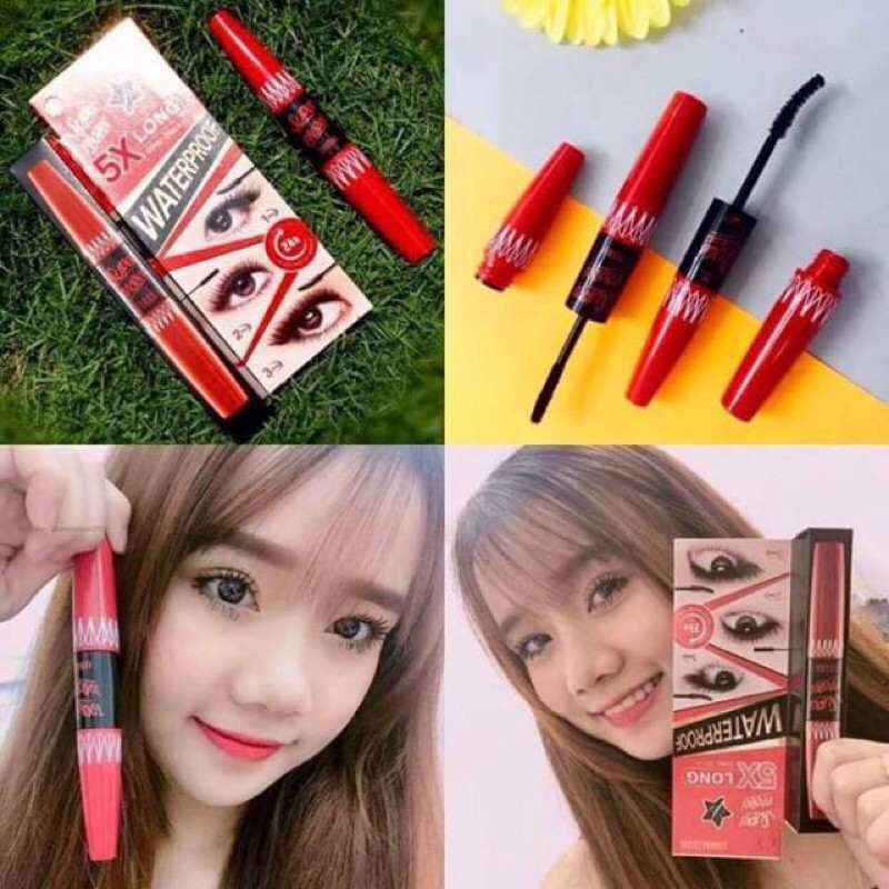 Mascara Hai Đầu Sivanna Super Model 5X Long HF893