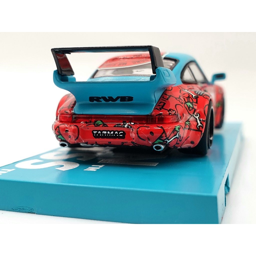 Xe Mô Hình Porsche RWB 964 Mr.Men Little Miss Mr.Strong 1:64 Tarmac Works