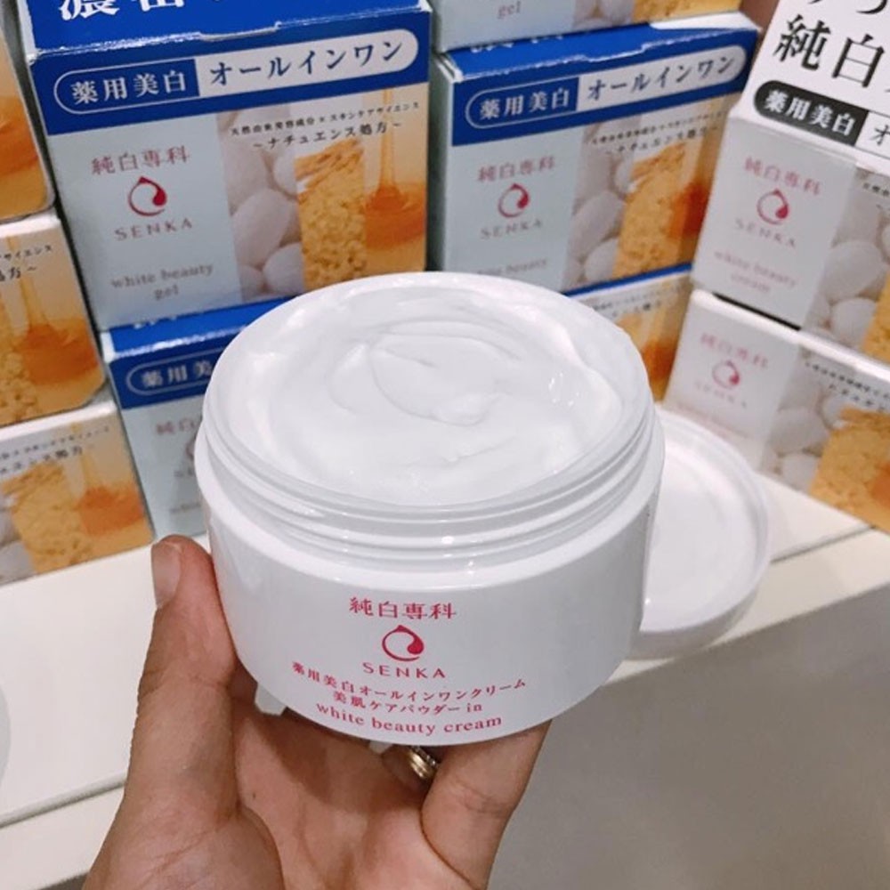 Kem dưỡng trắng Shiseido Senka White Beauty Cream