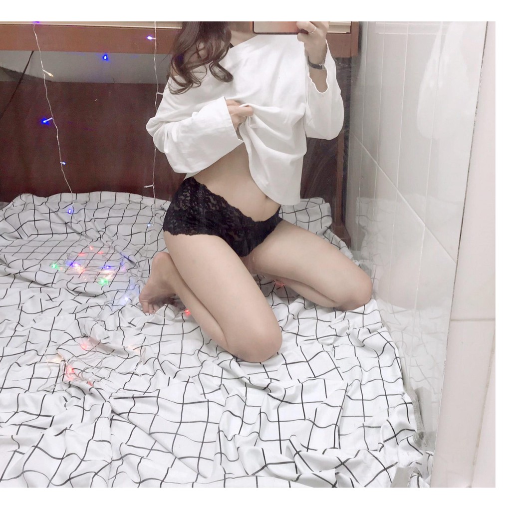[CHE TÊN] Bộ đồ lót ren đùi màu đen Bralette có mút mỏng cao cấp, mang vào cực thoải mái BRAHY 109 | BigBuy360 - bigbuy360.vn