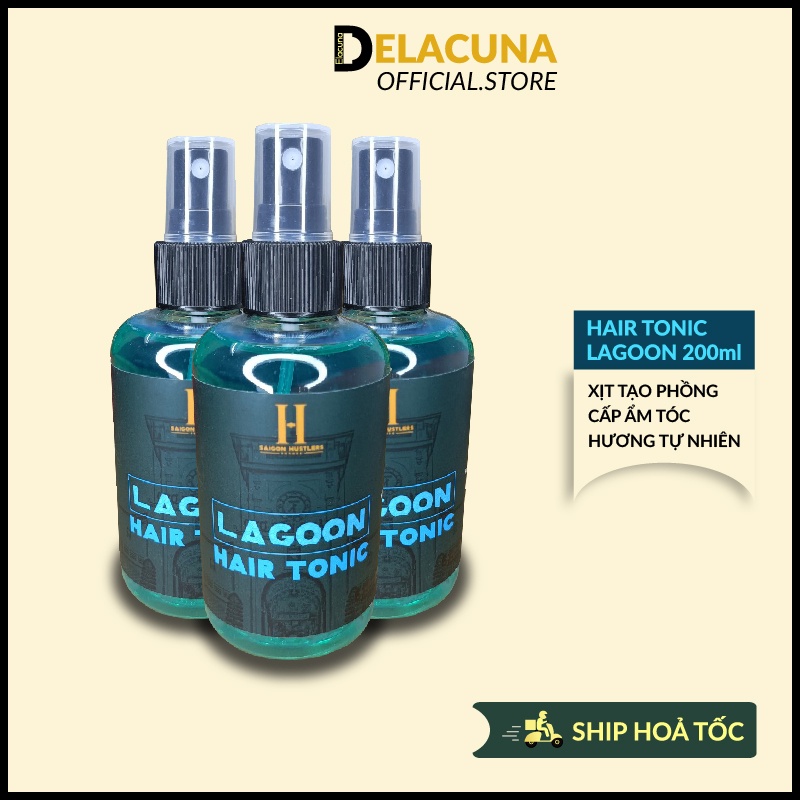 Dưỡng tóc xịt tạo phồng Lagoon chính hãng cao cấp Delacuna LG01