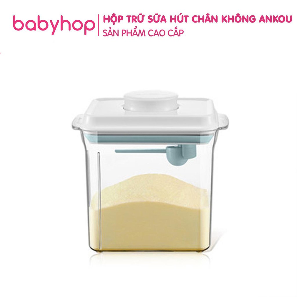 Hộp trữ sữa Ankou Babyhop cho bé loại cao cấp, có hút chân không