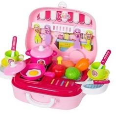 Đồ Chơi Vali Bếp Nấu Ăn (Kitchen Cook) Dành Cho Bé Gái