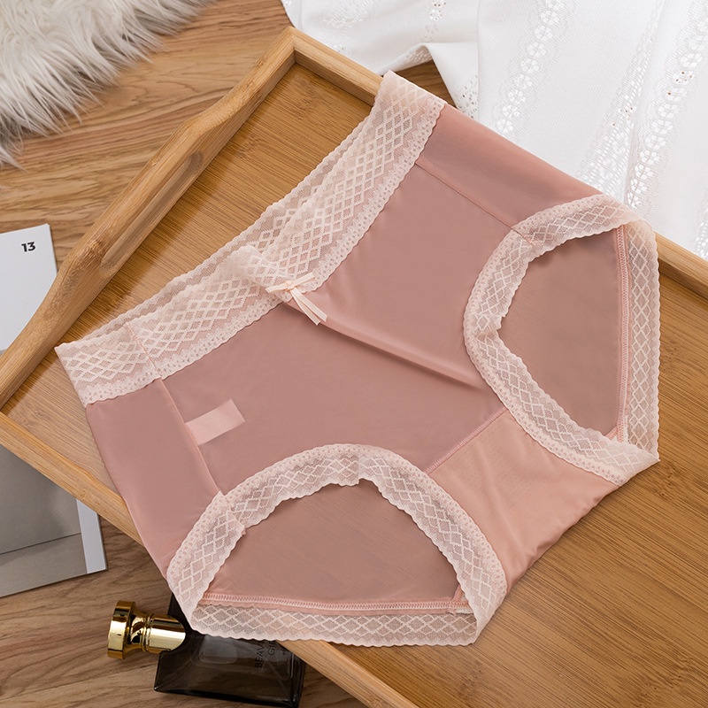 Quần Lót Lụa Lạnh Không Đường May plus size Cho Nữ