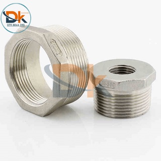 Cà rá inox 304 - Nối inox ren trong ren ngoài