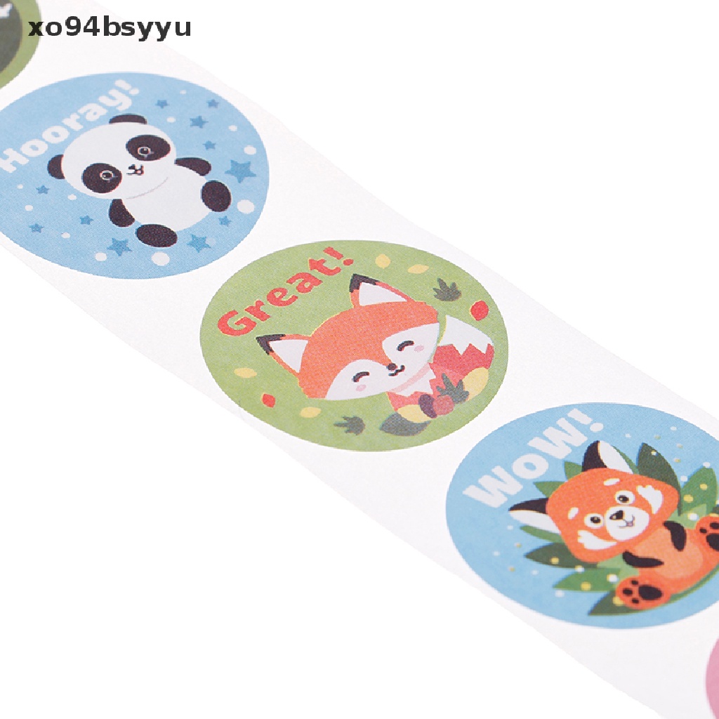 Set 500 Miếng Dán Khen Thưởng Giáo Viên Hình Động Vật Dễ Thương Xo94Bsyu