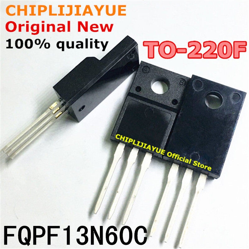 10 CHIẾC FQPF13N60C TO-220F FQPF13N60 13N60C 13N60 TO220F Chipset IC mới và nguyên bản