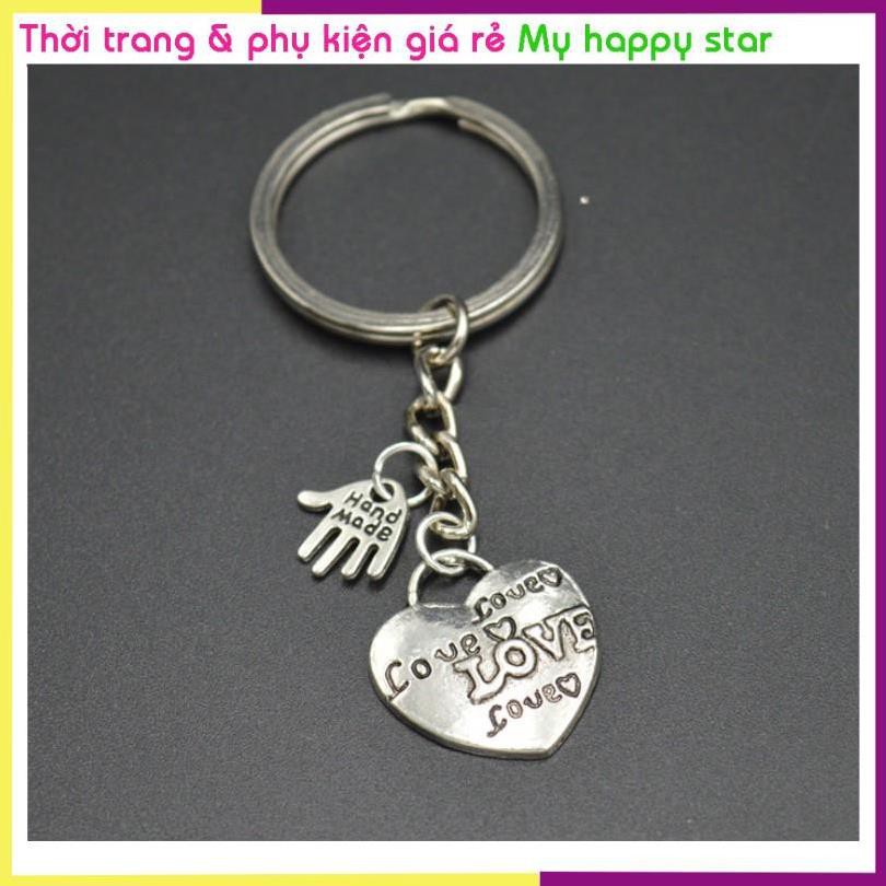 Móc khóa bàn tay Hand made MK03