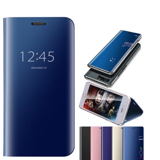 Ốp Điện Thoại Nắp Gập Tráng Gương Kèm Giá Đỡ Cho vivo 1901 1902 1903 1904 1906 1940 1916 1811 1816 1817 1810 1807