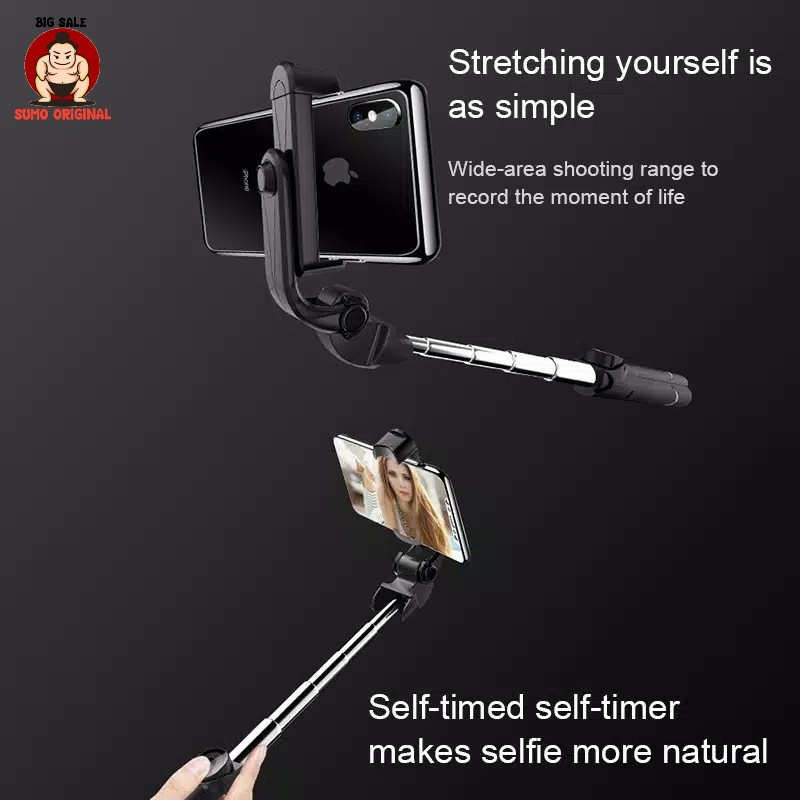 Gậy Chụp Ảnh Tự Sướng Lr-K21 Kết Nối Bluetooth Kèm Remote Điều Khiển | BigBuy360 - bigbuy360.vn